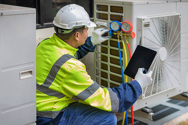 Professional Emergency Hvac Repair technician working in Rotterdam Junction, NY